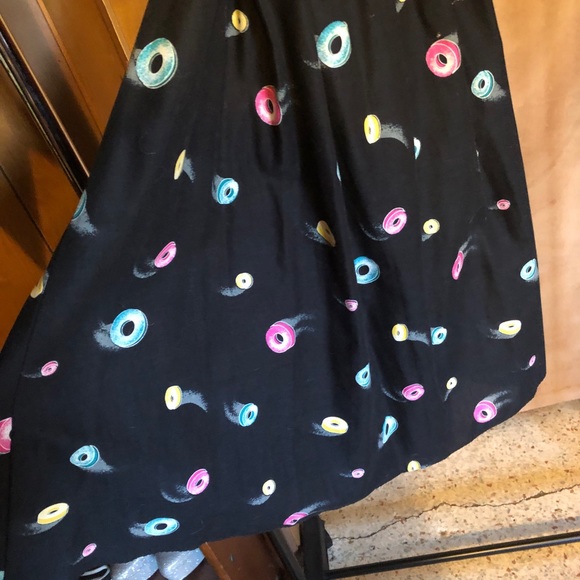 Strapless Swing/Summer Dress with Candy Print - Picture 2 of 7